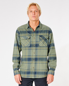 Рубашка мужская Rip Curl SWC FLANNEL SHIRT зеленая S