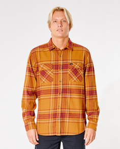 Рубашка мужская Rip Curl SWC FLANNEL SHIRT оранжевая L