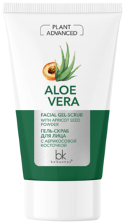 Гель-скраб для лица BelKosmex PLANT ADVANCED Aloe Vera с абрикосовой косточкой 120 г