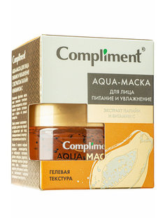 Aqua-маска для лица Compliment JUICY BLOOM с экстрактом папайи и витамином С 100 мл