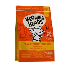 Сухой корм для кошек Barking Heads Meowing Heads Hey Good Looking, курица, 4кг