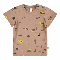 Футболка детская Bossa Nova 257Л22-171-А цв. коричневый р. 86