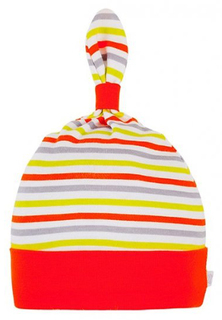 Шапка детская Чудо-Кроха I-82 Полоска цв. оранжевый р. 36