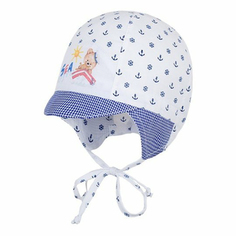 Шапка детская Чудо-Кроха T-117-01 цв. белый р. 38