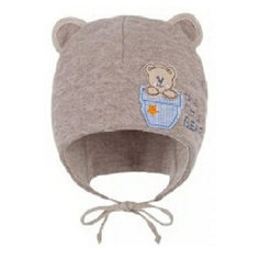 Шапка детская Чудо-Кроха KA-66 цв. темно-бежевый р. 40