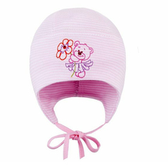 Шапка детская Чудо-Кроха IF-74-01 Лапочка цв. розовый р. 36