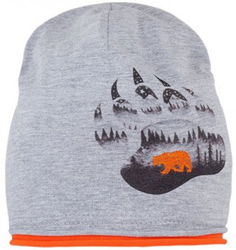 Шапка детская Чудо-Кроха KL-179-02 цв. серый р. 46
