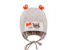 Шапка детская Чудо-Кроха I-91-01 Лула цв. бежевый р. 36