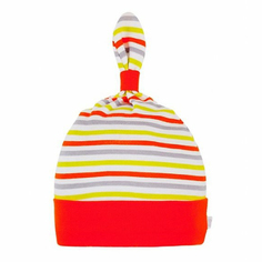 Шапка детская Чудо-Кроха I-82 Полоска цв. оранжевый р. 40