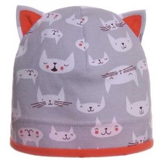 Шапка детская Чудо-Кроха I-59 Усатик цв. серый р. 40