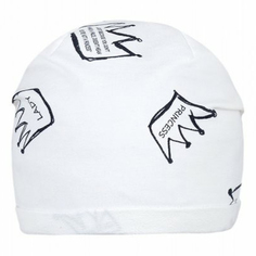 Шапка детская Чудо-Кроха F-582-01 цв. белый р. 52-54