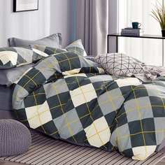 Cleo Постельное белье Sandi цвет: молочный, желтый (2-х спальное)