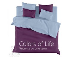 GOLDTEX Постельное белье Черника со сливками (2-х спальное)