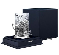 Подстаканник АргентА "Глухариная охота" литой