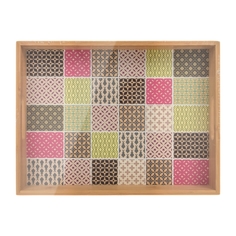Поднос сервировочный Пэчворк, бамбук, 40*30*5,5 см MARMITON 17390