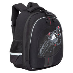 Ранец Grizzly c бейджем MOTO RACER RAz-287-10/1 арт. 271202 черный