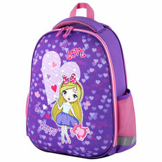 Ранец Пифагор EVA BASIC Fancy girl, 39х30х16 см, 270690 фиолетовый
