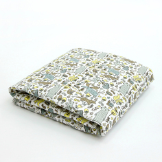 Коврик детский Amarobaby стёганный Soft Mat 115х115 см, Лесные жители серый AB2165SMGLo/11