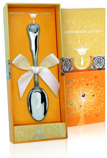 Ложка чайная серебряная “Визит” 263ЛЖ03801_КД АргентА