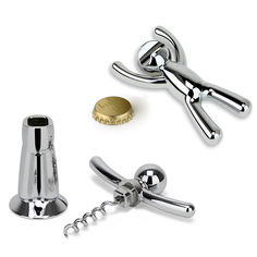 Набор из открывалки и штопора buddy хром Umbra