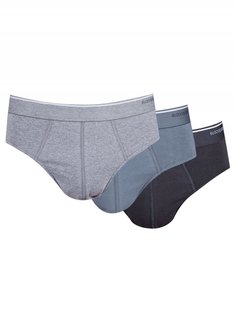 Комплект трусов мужских BlackSpade BS9672 серых; синих; черных XXL