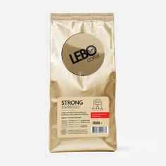 Кофе в зёрнах Lebo Espresso Strong, средняя обжарка, для кофемашин, 1 кг