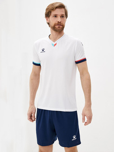 Футбольная форма KELME Short sleeve Antequera set белая, размер M