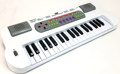Детский музыкальный синтезатор Zhorya 37 клавиш белый 109708