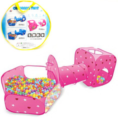 Детская игровая палатка PLAYSMART с тоннелем и игровой зоной 109745