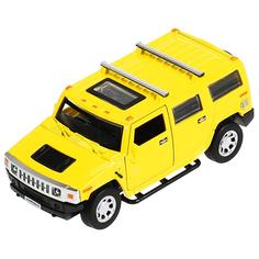 Модель машины Технопарк Hummer H2, жёлтая, инерционная НUМ2-12-YЕ