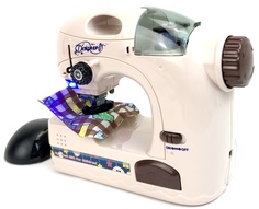 Детская игрушечная швейная машина PLAYSMART с педалью Mini Appliance бежевый 109668 Shantou Gepai