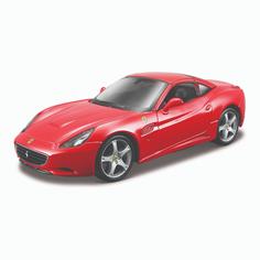 Коллекционная машинка Bburago Феррари 1:32 Ferrari R&P - Ferrari California, красная