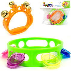 Детский музыкальный инструмент Baby Toys бубен 2 шт. 110312