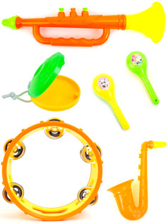 Набор детских музыкальных инструментов Baby Toys 6 предметов 110304