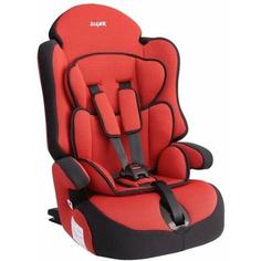 Автокресло Siger Прайм Isofix цв.красный гр.1/2/3