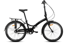 Велосипед Aspect Komodo 3 24 2022 12" черный/бордовый