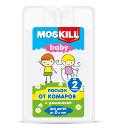 Лосьон для тела от комаров Mosskill Baby с ромашкой 2+ 20 мл Moskill