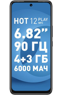 Смартфон INFINIX Hot 12 Play 4/64Gb X6816D Black