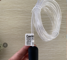 Скакалка гимнастическая со световым эффектом Camelion , красная J2LED