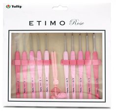 Набор сверхтонких крючков для вязания Tulip "ETIMO Rose", TEL-001e