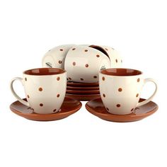 Чайный набор Коралл Ронда 12 предметов