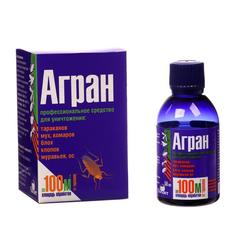 Профессиональное средство "Агран", для уничтожения насекомых, в коробке, 50 мл 3627356 Абсолют