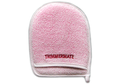 Мочалка-рукавица TrimmerMate для пилинга лица розовая