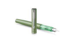 Перьевая ручка "Parker Vector XL Green CT" F синяя 2159762