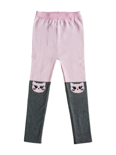 Детские трикотажные брюки для девочек Me&We KG220-K311-613 цв. Розовый р. 104