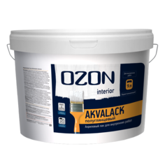 Лак акриловый OZON Akvalack-interior АЛИ-9 9л обычная Ozone