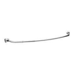 Карниз для ванной П-образный Monterno 208 см хром