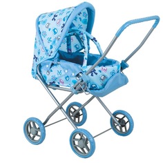 Коляска для кукол прогулочная Buggy Boom Mixy 8029-M1418 с люлькой-переноской и козырьком