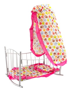 Кроватка для кукол с балдахином 46*33*65 см Buggy Boom Loona