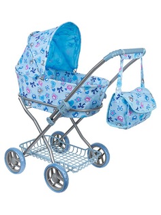 Детская игрушечная классическая коляска Buggy Boom для кукол Mixy 8019-M1418